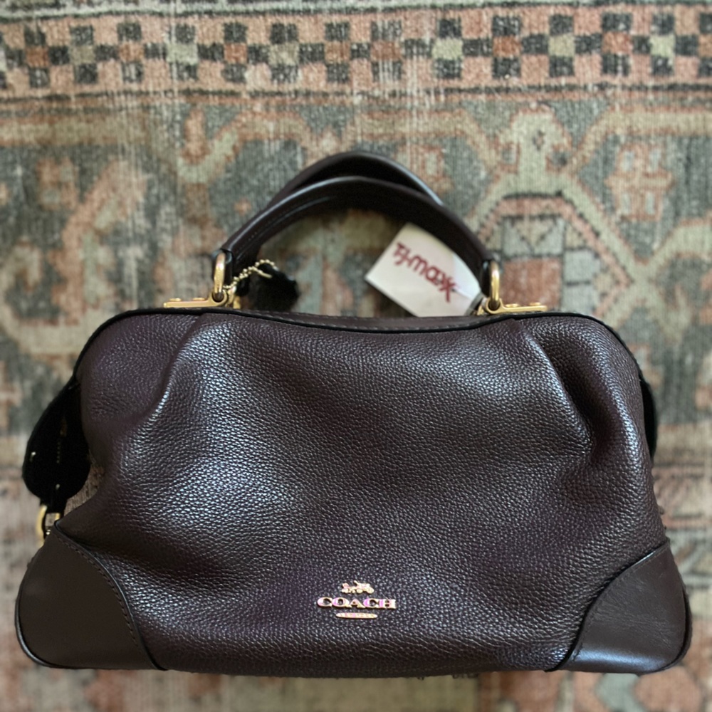 NWT Coach Oxblood Satchel